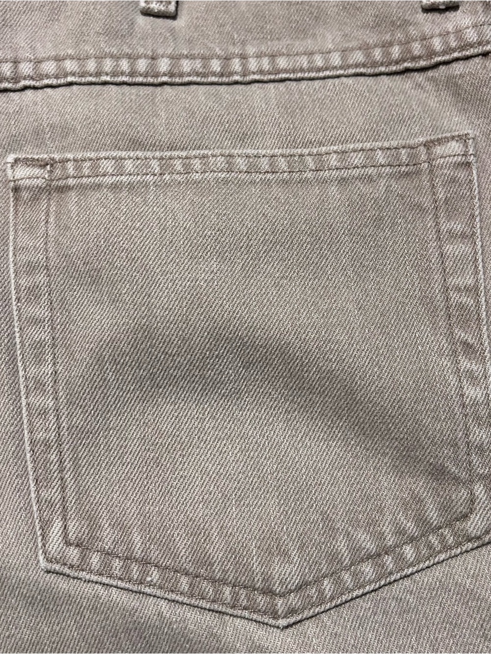 Vintage L.L. Bean Double L Outdoor Gorpcore Baggy Tan Khaki Denim Jeans 34x29 - Picture 6 of 13